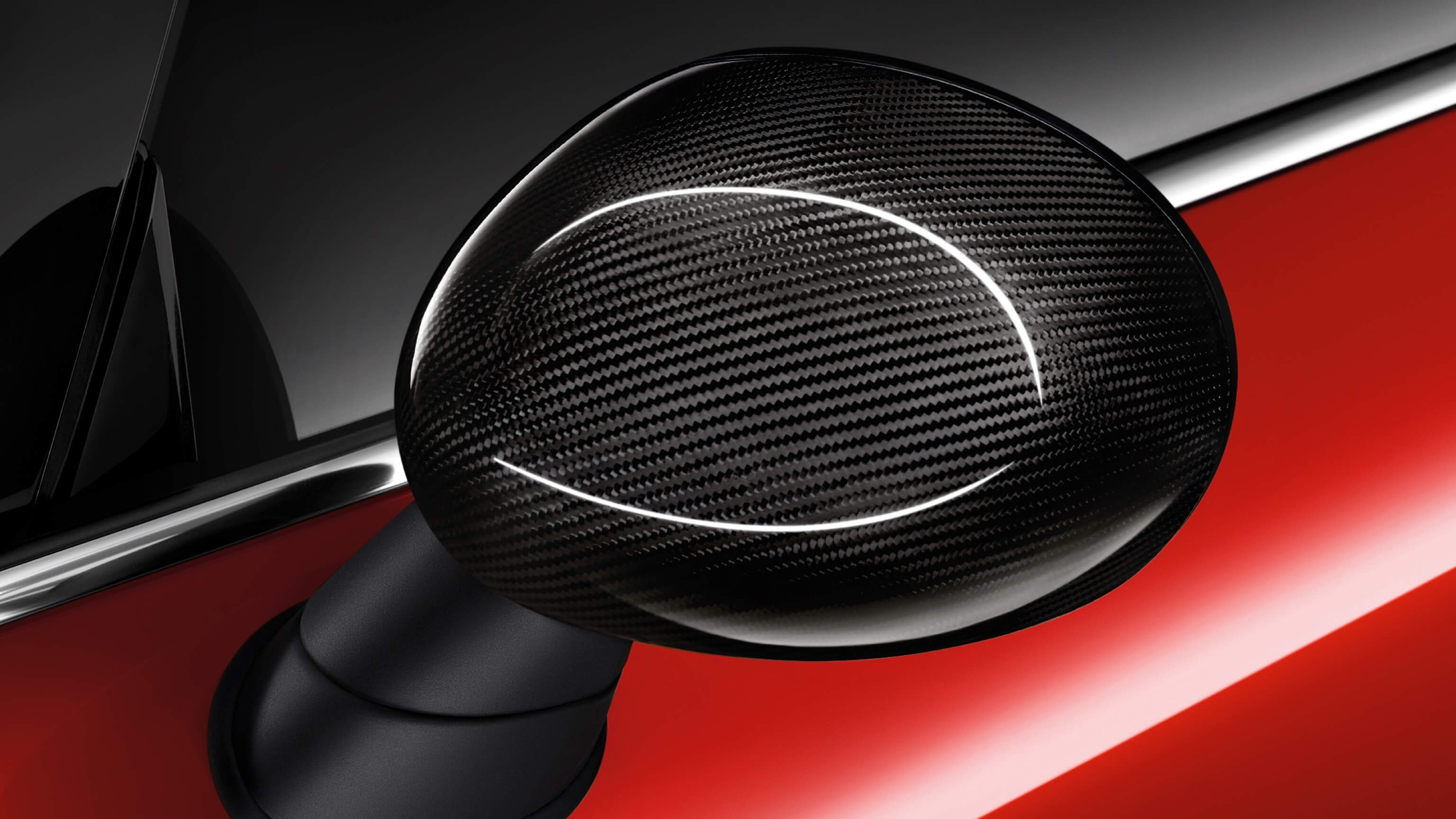 JCW exterior mirror cap carbon